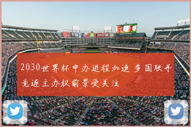2030世界杯申办进程加速 多国联手竞逐主办权前景受关注